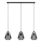 Preview: Eglo Pendelleuchte Stype 3-flammig E27 Schwarz Stahl 96x20cm 43693