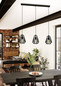 Preview: Eglo Pendelleuchte Stype 3-flammig E27 Schwarz Stahl 96x20cm 43693
