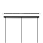 Preview: Eglo 43786 ALDERNEY E27 3-fach Hängeleuchte 900x200mm Schwarz Natur