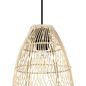 Preview: Eglo 43867 AYESGARTH E27 3-fach Hängeleuchte 910x210mm Schwarz Natur