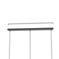 Preview: Eglo Pendelleuchte Grizedale 3-flammig E27 Schwarz Messing Stahl 96x26cm 43886