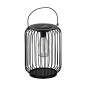 Preview: Eglo 48948 Z_SOLAR LED 2-fach Gartenleuchte 2x0,06W 190x190mm Schwarz Transparent warmweiss