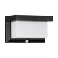 Preview: Eglo LED Solar-Wandleuchte Utrera 32-flammig dimmbar 32x 0,12W Bewegungsmelder IP44 Schwarz mit Sensor 20x12cm 48968