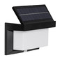 Preview: Eglo LED Solar-Wandleuchte Utrera 32-flammig dimmbar 32x 0,12W Bewegungsmelder IP44 Schwarz mit Sensor 20x12cm 48968