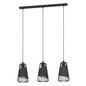 Preview: Eglo 49448 AUSTELL E27 3-fach Hängeleuchte 765x165mm Schwarz Gold