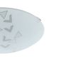 Preview: Eglo 80263 MARS E27 Deckenleuchte Ø250mm Weiss Motiv Dreiecke