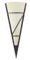 Preview: Eglo 87793 Pascal 1 Wandleuchte E14 Stahl antik-braun beige