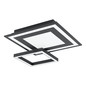 Preview: Eglo LED Deckenleuchte Savatarila-Z Smart dimmbar 21,6W RGB CCT warm-/tageslichtweiss 2700-6500K Zigbee Schwarz Stahl 45x45cm 900025