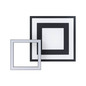 Preview: Eglo LED Deckenleuchte Savatarila-Z Smart dimmbar 21,6W RGB CCT warm-/tageslichtweiss 2700-6500K Zigbee Schwarz Stahl 45x45cm 900025