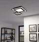 Preview: Eglo LED Deckenleuchte Savatarila-Z Smart dimmbar 21,6W RGB CCT warm-/tageslichtweiss 2700-6500K Zigbee Schwarz Stahl 45x45cm 900025