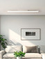 Preview: Eglo LED Deckenleuchte Salobrena-Z Smart dimmbar 33,5W CCT warm-/tageslichtweiss 2700-6500K Zigbee Weiss Aluminium 120x10cm 900048