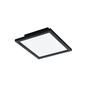 Preview: Eglo LED Deckenleuchte Salobrena-Z Smart dimmbar 15,3W CCT warm-/tageslichtweiss 2700-6500K Zigbee Schwarz Aluminium 30x30cm 900049