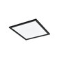 Preview: Eglo LED Deckenleuchte Salobrena-Z Smart dimmbar 21,5W CCT warm-/tageslichtweiss 2700-6500K Zigbee Schwarz Aluminium 45x45cm 900051