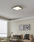 Preview: Eglo LED Deckenleuchte Salobrena-Z Smart dimmbar 21,5W CCT warm-/tageslichtweiss 2700-6500K Zigbee Schwarz Aluminium 45x45cm 900051