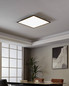 Preview: Eglo LED Deckenleuchte Salobrena-Z Smart dimmbar 33W CCT warm-/tageslichtweiss 2700-6500K Zigbee Schwarz Aluminium 59,5x59,5cm 900052