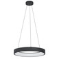 Preview: Eglo LED Pendelleuchte Marghera-Z Smart 4-flammig dimmbar 4x 6,5W RGB CCT warm-/tageslichtweiss 2700-6500K Zigbee Schwarz Stahl Ø60cm 900068