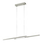 Preview: Eglo LED Pendelleuchte Fraioli-Z Smart 2-flammig dimmbar 2x 17W RGB CCT warm-/tageslichtweiss 2700-6500K Zigbee Nickel-matt Aluminium 105,5x10cm 900077