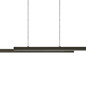 Preview: Eglo LED Pendelleuchte Fraioli-Z Smart 2-flammig dimmbar 2x 17W RGB CCT warm-/tageslichtweiss 2700-6500K Zigbee Nickel-matt Aluminium 105,5x10cm 900077