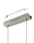 Preview: Eglo LED Pendelleuchte Fraioli-Z Smart 2-flammig dimmbar 2x 17W RGB CCT warm-/tageslichtweiss 2700-6500K Zigbee Nickel-matt Aluminium 105,5x10cm 900077