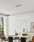 Preview: Eglo LED Pendelleuchte Fraioli-Z Smart 2-flammig dimmbar 2x 17W RGB CCT warm-/tageslichtweiss 2700-6500K Zigbee Nickel-matt Aluminium 105,5x10cm 900077