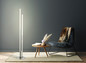 Preview: Eglo LED Stehleuchte Fraioli-Z Smart 2-flammig dimmbar 2x 17W RGB CCT warm-/tageslichtweiss 2700-6500K Zigbee Nickel-matt Aluminium 175,5cm 900078