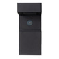 Preview: Eglo LED Solar-Wandleuchte Baracconi 18-flammig 18x 0,2W Bewegungsmelder IP44 Schwarz Transparent Aluminium mit Sensor 20x9cm 900245