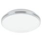 Preview: Eglo 900365 PINETTO LED Außen-Deckenleuchte 15,6W Ø340mm Weiss Chrom neutralweiss IP44