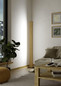 Preview: Eglo LED Stehleuchte Anchorena-Z Smart dimmbar 35W RGB CCT warm-/tageslichtweiss 2700-6500K Zigbee Braun Schwarz Holz Stahl 150cm 900392