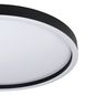 Preview: Eglo 900412 MONTEMORELOS-Z LED Deckenleuchte 34,5W Ø570mm Schwarz Weiss steuerbare Lichtfarbe dimmbar