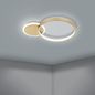 Preview: Eglo 900423 GAFARES LED Deckenleuchte 15W 405x290mm Gold Weiss steuerbare Lichtfarbe dimmbar
