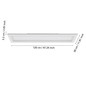 Preview: Eglo LED Deckenleuchte Padrogiano-Z Smart 6-flammig dimmbar 6x 9,7W RGB CCT warm-/tageslichtweiss 2700-6500K Zigbee Weiss Stahl 120x30cm 900485