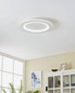 Preview: Eglo LED Deckenleuchte Padrogiano-Z Smart 3-flammig dimmbar 3x 9,7W RGB CCT warm-/tageslichtweiss 2700-6500K Zigbee Weiss Stahl Ø45cm 900486