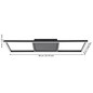Preview: Eglo LED Deckenleuchte Calagrano-Z Smart dimmbar 21W RGB CCT warm-/tageslichtweiss 2700-6500K Zigbee Schwarz Aluminium Stahl 66x22cm 900566