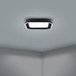 Preview: Eglo 900602 CALAGRANO LED Deckenleuchte 11W, 10W 375x375mm Schwarz Weiss Fernbedienung steuerbare Lichtfarbe dimmbar