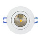 Preview: Eglo LED Einbauspot Saliceto 3-flammig dimmbar 3x 4,8W warmweiss 2700K Weiss Aluminium Ø9cm 900745