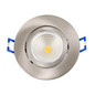 Preview: Eglo LED Einbauspot Saliceto 3-flammig dimmbar 3x 4,8W warmweiss 2700K Nickel-matt Aluminium Ø9cm 900746