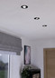 Preview: Eglo LED Einbauspot Saliceto 3-flammig dimmbar 3x 4,8W warmweiss 2700K Schwarz Aluminium Ø9cm 900747