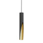 Preview: Eglo LED Pendelleuchte Barbotto GU10 4,5W warmweiss 3000K Schwarz Gold Stahl Ø6cm 900872