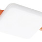 Preview: Eglo LED Einbauspot Rapita 5,5W warmweiss 3000K IP65 Weiss Aluminium 10x10cm 900967