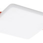 Preview: Eglo LED Einbauspot Rapita 11,5W warmweiss 3000K IP65 Weiss Aluminium 15,5x15,5cm 900968
