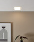 Preview: Eglo LED Einbauspot Rapita 11,5W warmweiss 3000K IP65 Weiss Aluminium 15,5x15,5cm 900968
