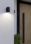 Preview: Eglo LED Außen-Wandleuchte Izzalini GU10 2,8W warmweiss 3000K IP44 Schwarz Stahl 11,5x6,5cm 900995