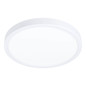 Preview: Eglo LED Aufbauleuchte Fueva 5 20,5W warmweiss 3000K Bewegungsmelder Weiss Stahl mit Sensor Ø28,5cm 901012