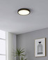 Preview: Eglo LED Aufbauleuchte Fueva 5 20,5W warmweiss 3000K Bewegungsmelder Schwarz Stahl mit Sensor Ø28,5cm 901014