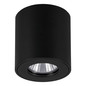 Preview: Eglo Außen-Deckenleuchte Torrecola GU10 IP44 Schwarz Klar Aluminium Glas Ø8cm 901028