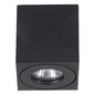 Preview: Eglo Außen-Deckenleuchte Torrecola GU10 IP44 Schwarz Klar Aluminium Glas 9,5x8cm 901029
