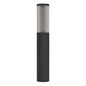 Preview: Eglo Sockelleuchte Salle E27 IP54 Schwarz Schwarz-transparent Aluminium 46,5cm 901034