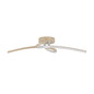 Preview: Eglo LED Deckenleuchte Selvina 2 20,5W warmweiss 3000K Hellbraun Stahl Aluminium 68x28cm 901103
