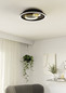 Preview: Eglo LED Deckenleuchte Tiriolo 22,5W neutralweiss 4000K Schwarz Gold Stahl Ø38cm 901244