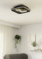Preview: Eglo LED Deckenleuchte Tiriolo 25,4W neutralweiss 4000K Schwarz Gold Stahl 38x38cm 901245